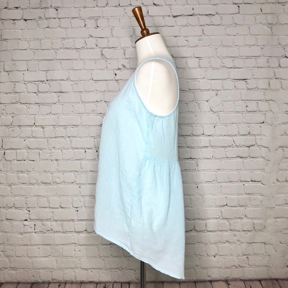 BP. Blue High Low Tank Top - Picture 3 of 6